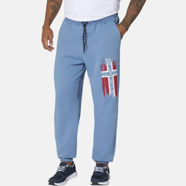 Jan Vanderstorm VEGAR loose joggingbroek Plus blauw