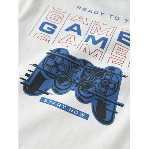 NAME IT MINI T-shirt met backprint wit, foto 3