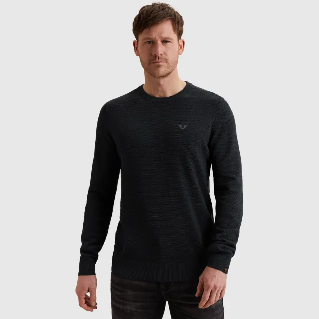 PME Legend gebreide trui donkerblauw Salute
