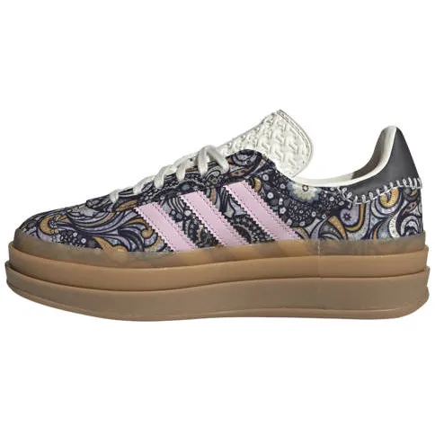 Adidas Originals Gazelle leren sneakers - donkerblauw/roze, foto 3