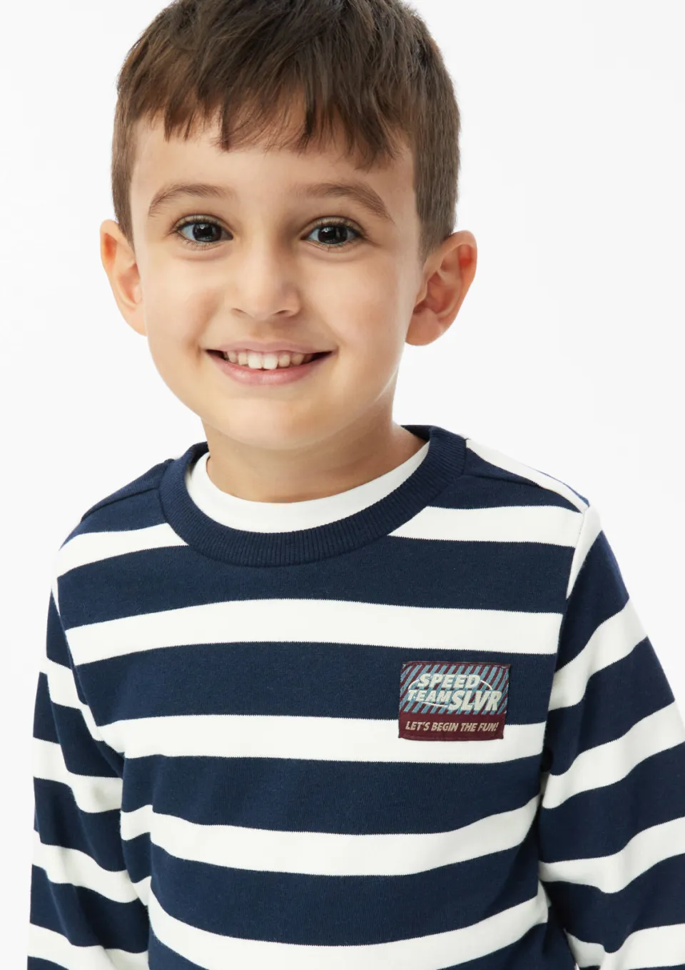 S.Oliver gestreepte sweater - marineblauw, foto 5