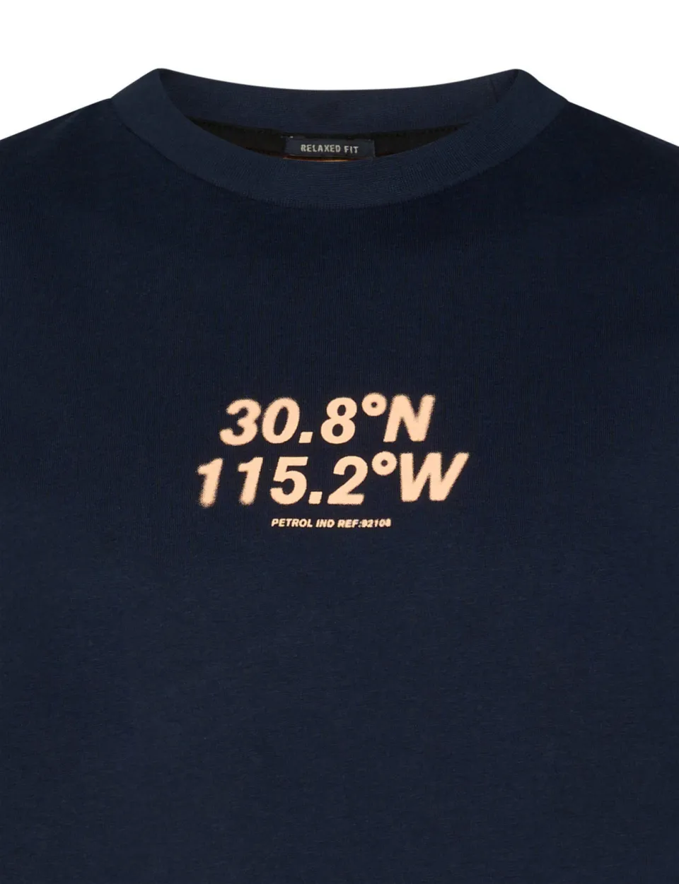 Petrol Industries t-shirt met backprint donkerblauw, foto 7
