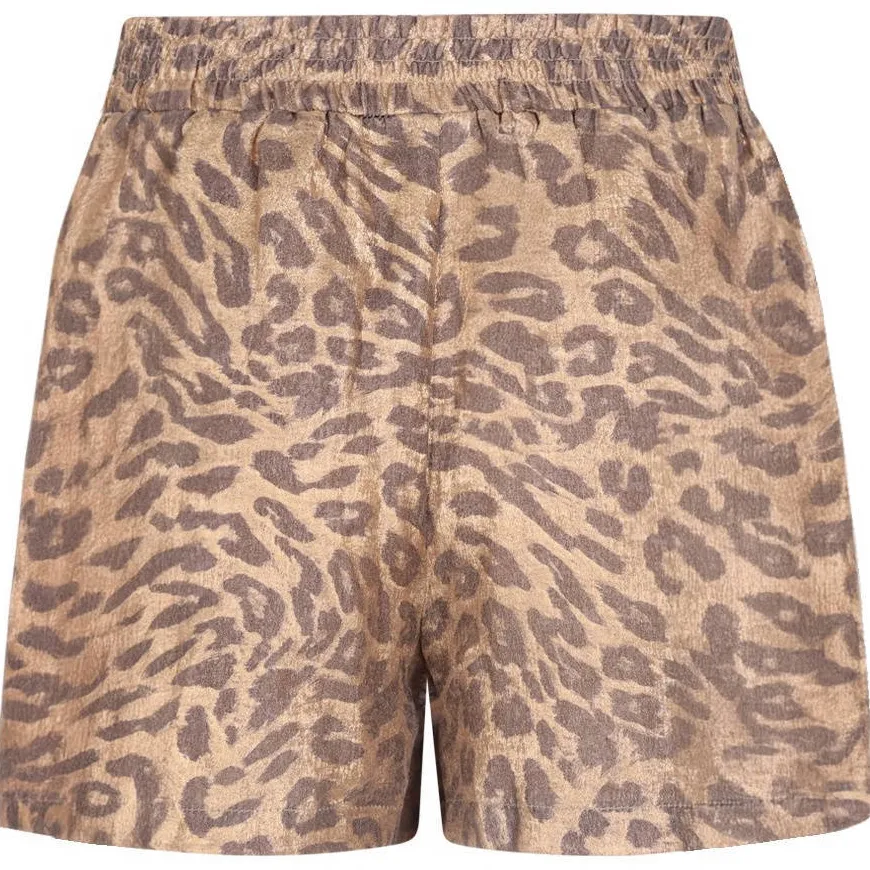 Like Flo Young korte broek met panterprint bruin, foto 3