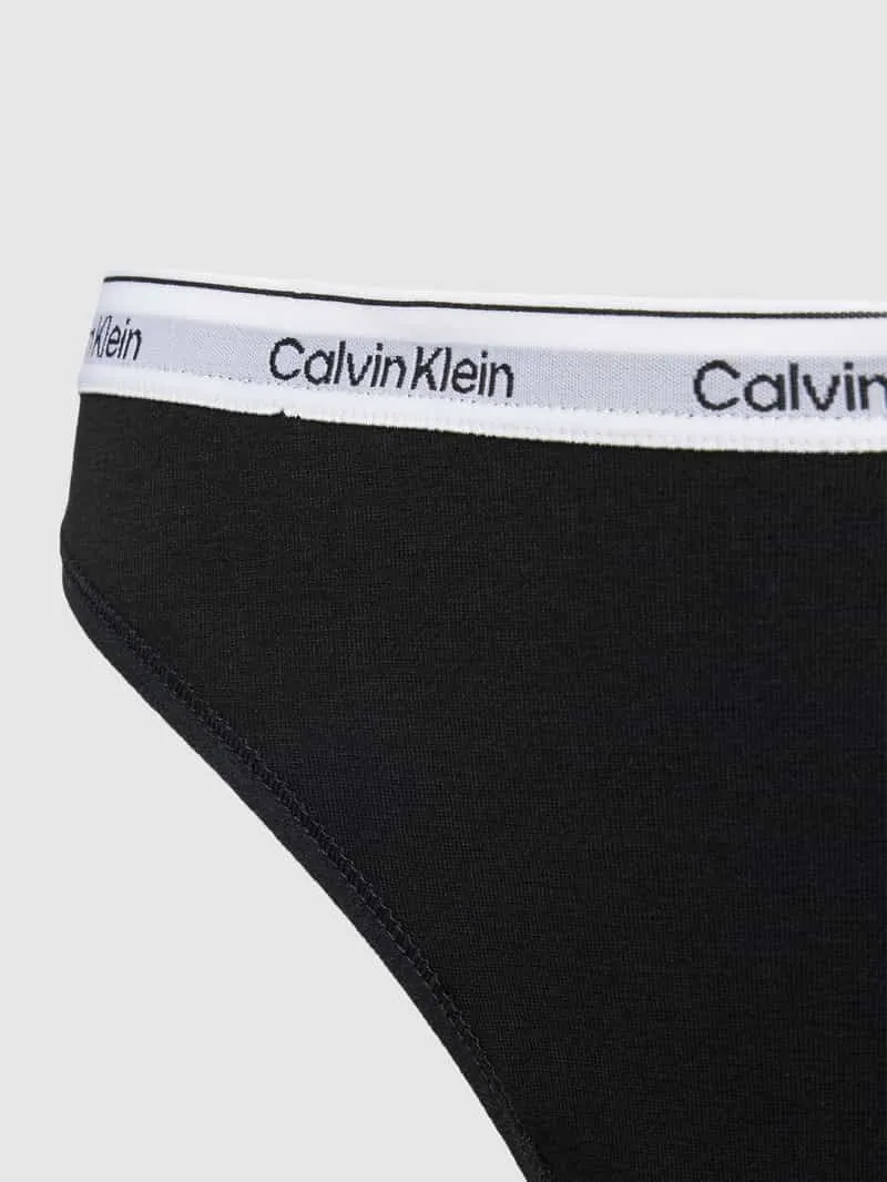 Calvin Klein String met elastische band in een set van 3 stuks zwart, foto 3