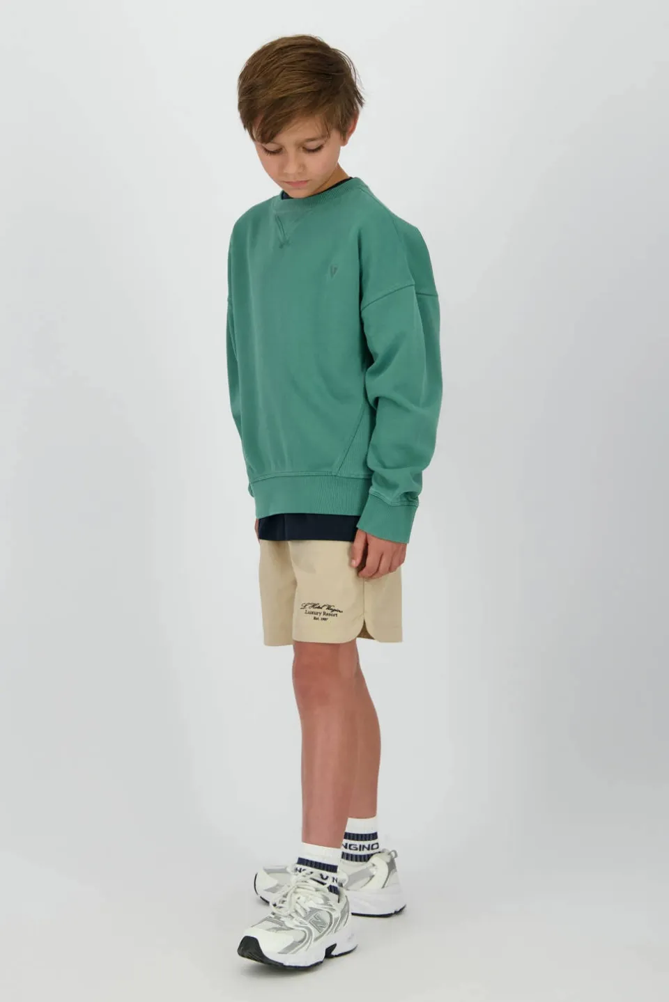 Vingino regular waist casual short zand, foto 4