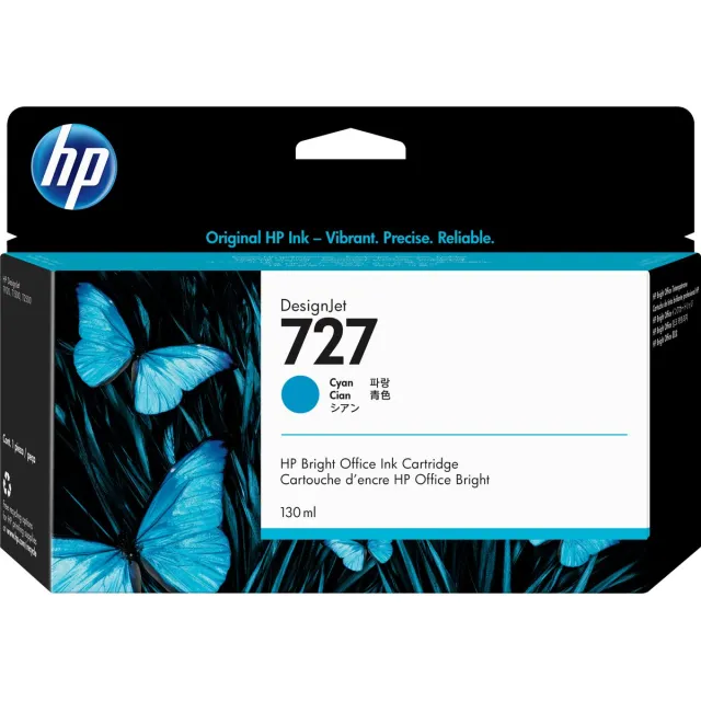 Hp Nr.727 B3P19A Cyaan