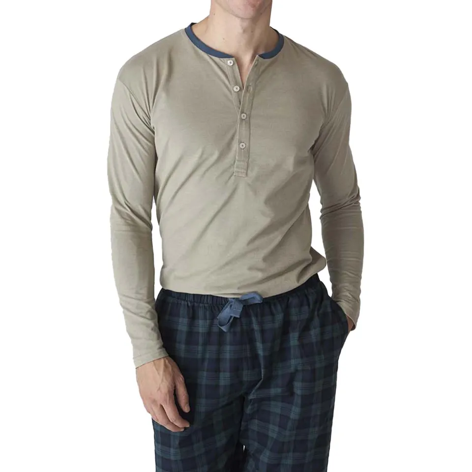 J&J Brothers JJBFP5602 pyjamaset beige, foto 2