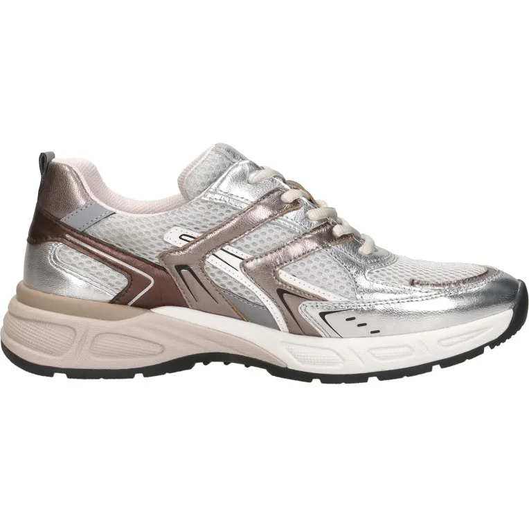 Gabor sneakers laag zilver Zilverkleur