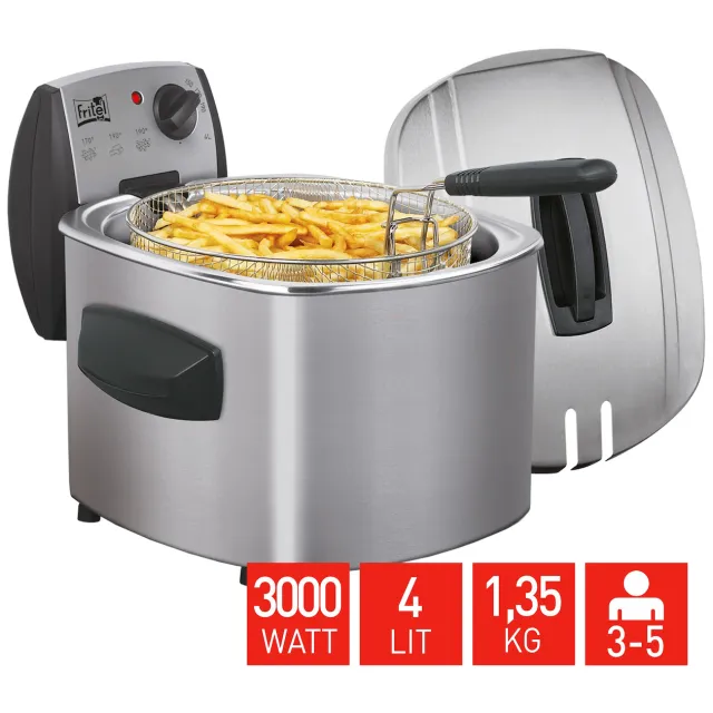 Fritel FR 1480 Friteuse Zilver