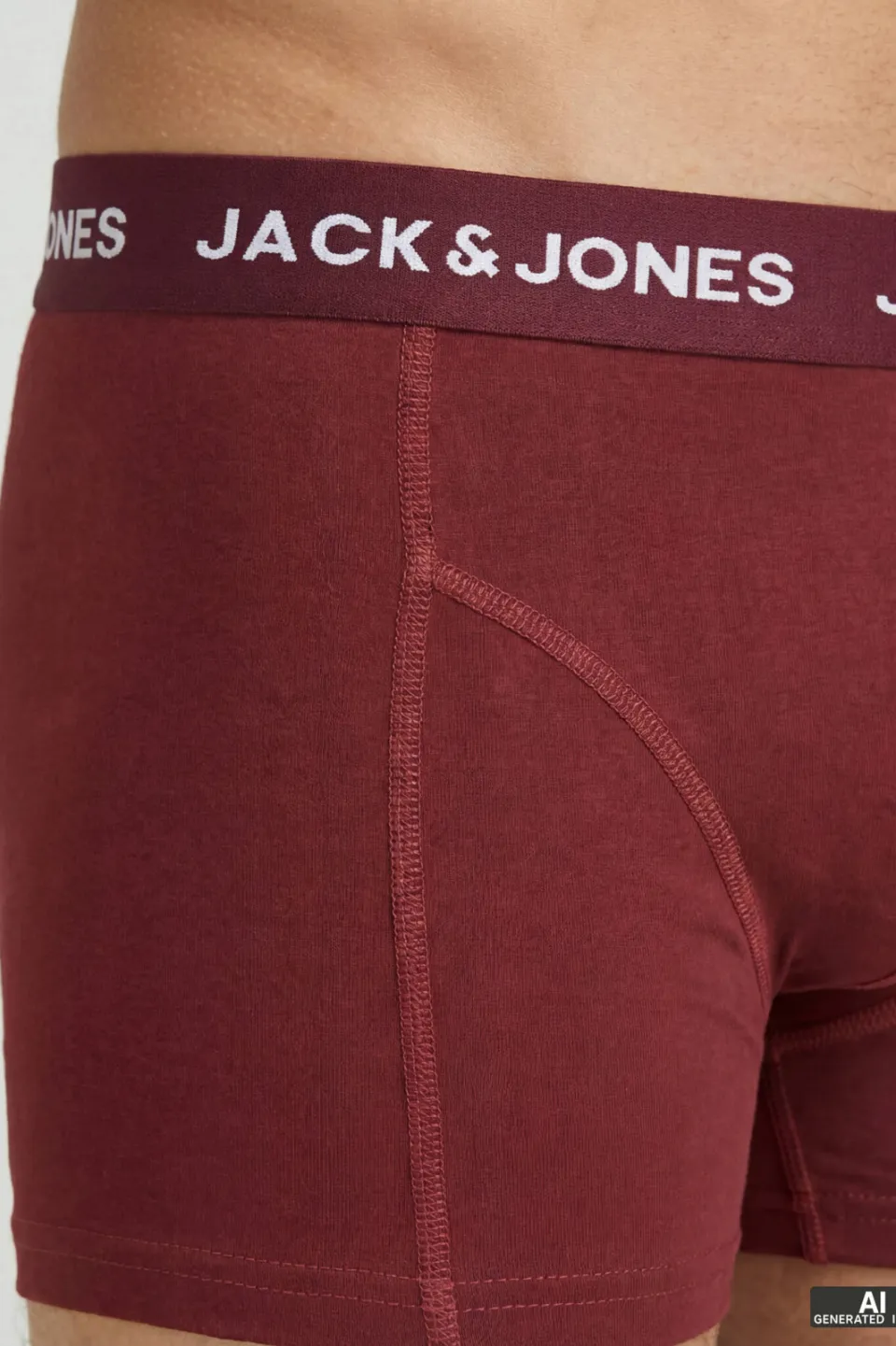 Jack & Jones JACSOLID boxershorts 10-pack donkerrood/groen/blauw/zwart, foto 5