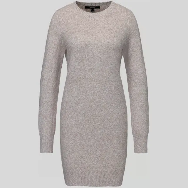Vero Moda DOFFY tricotjurk zand, foto 2