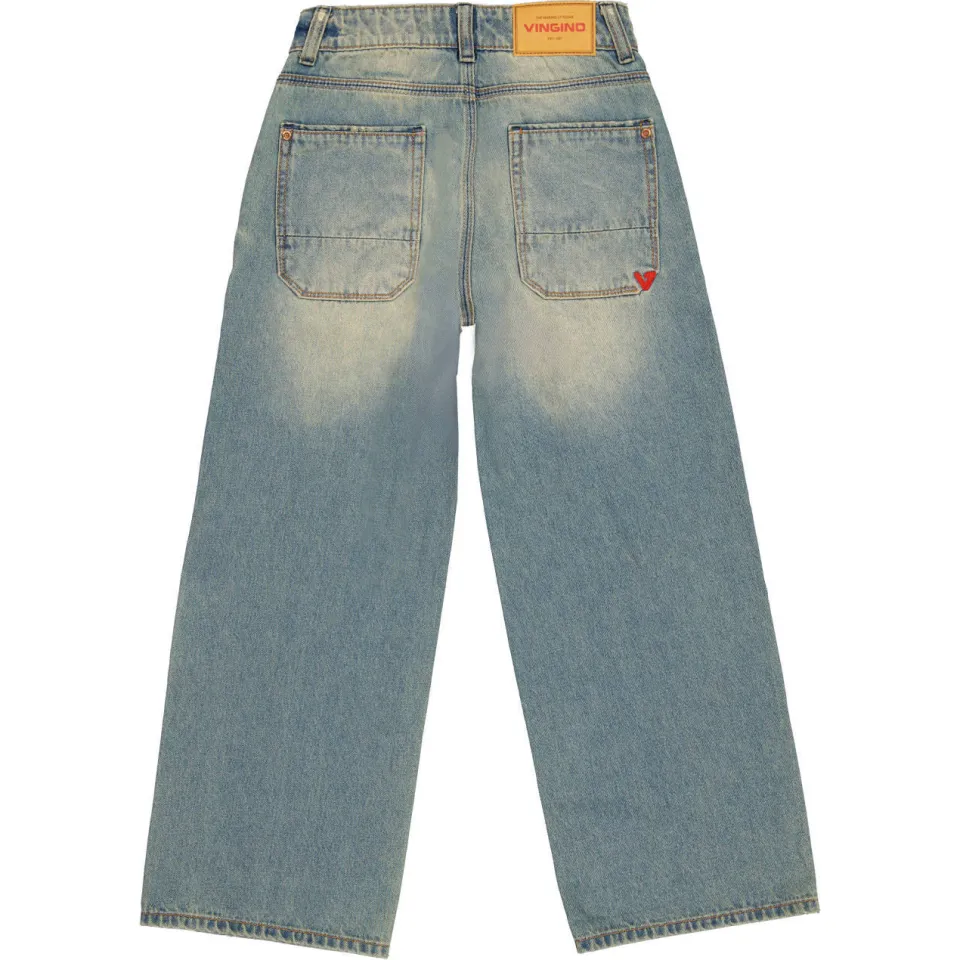 Vingino Luca baggy jeans lichtblauw old vintage, foto 4