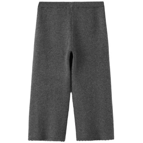 Mango gebreide broek antraciet, foto 3