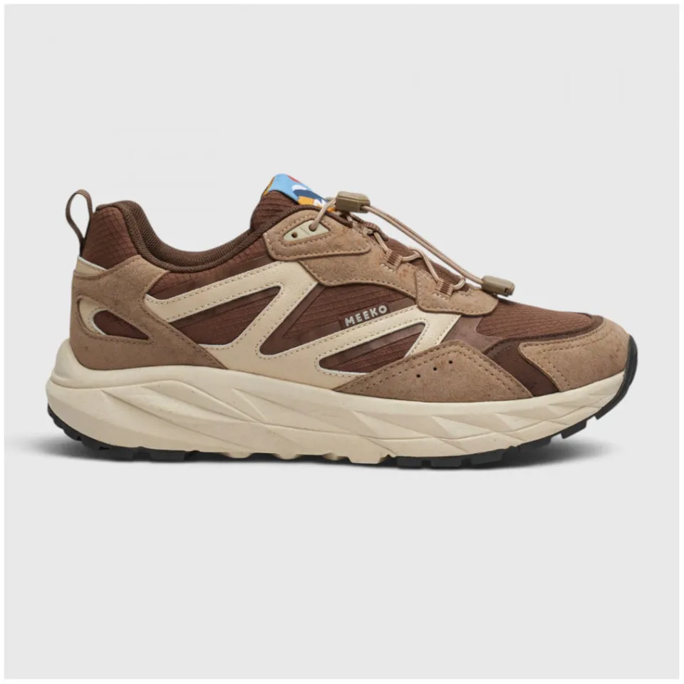 Meeko Honu sneakers bruin/beige