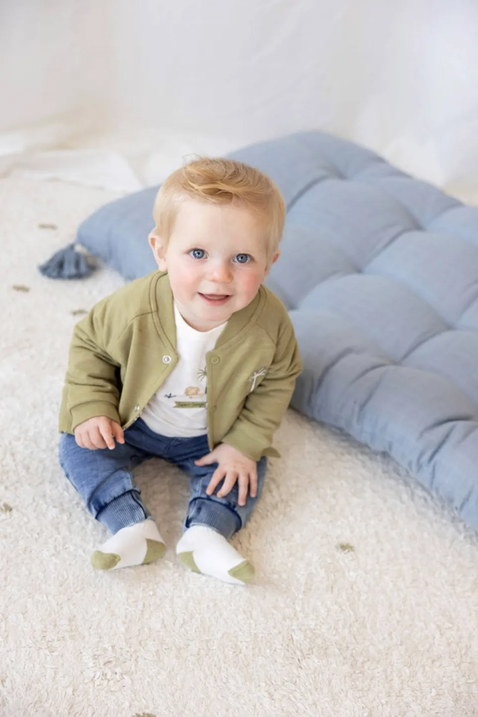 Feetje reversible bomberjack Safari Savage groen