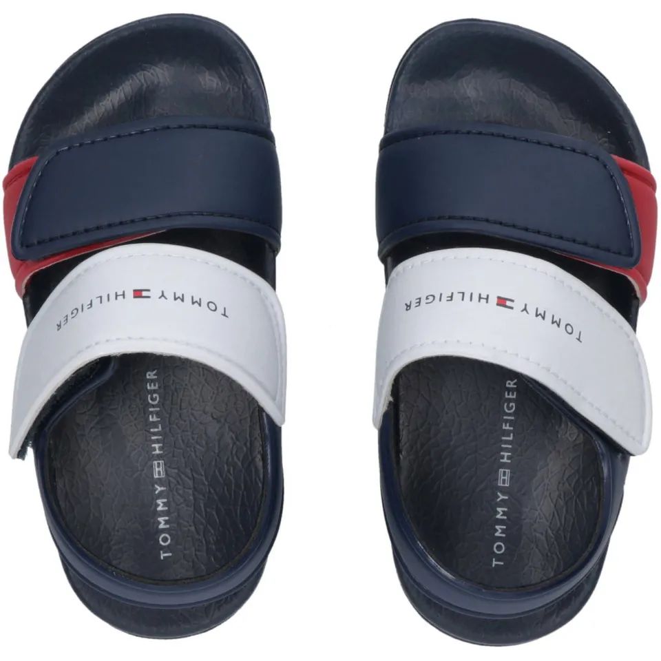 Tommy Hilfiger Joel sandalen blauw/wit/rood, foto 4