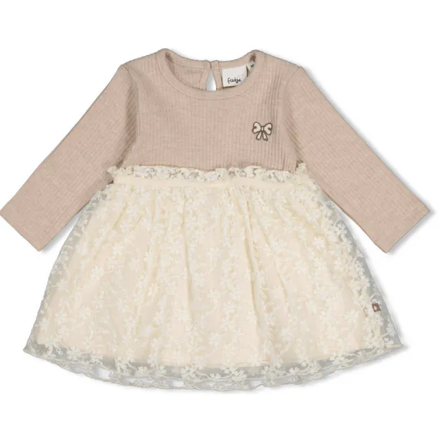Feetje Dress to Impress jurk taupe/ecru, foto 2