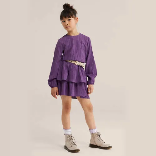 WE Fashion korte jurk paars, foto 3