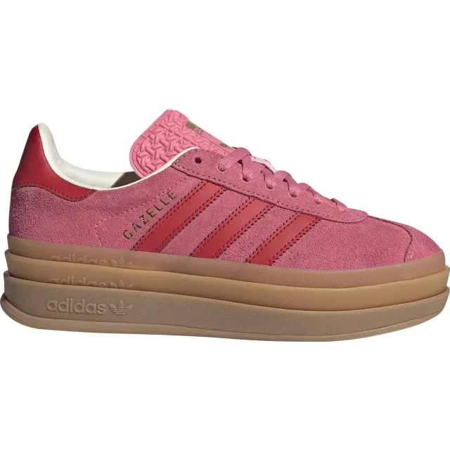 Adidas Originals Gazelle Bold sneakers roze/rood