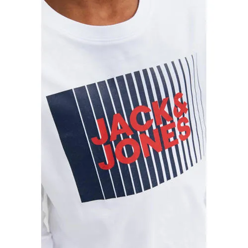 Jack & Jones longsleeve JJECORP wit, foto 6
