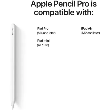 Apple Pencil Pro stylus wit, foto 2