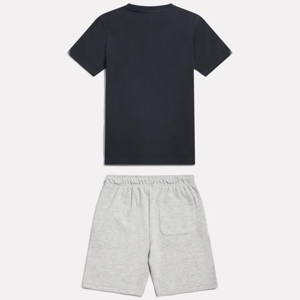 New Balance T-shirt set met print - zwart/grijs, foto 3