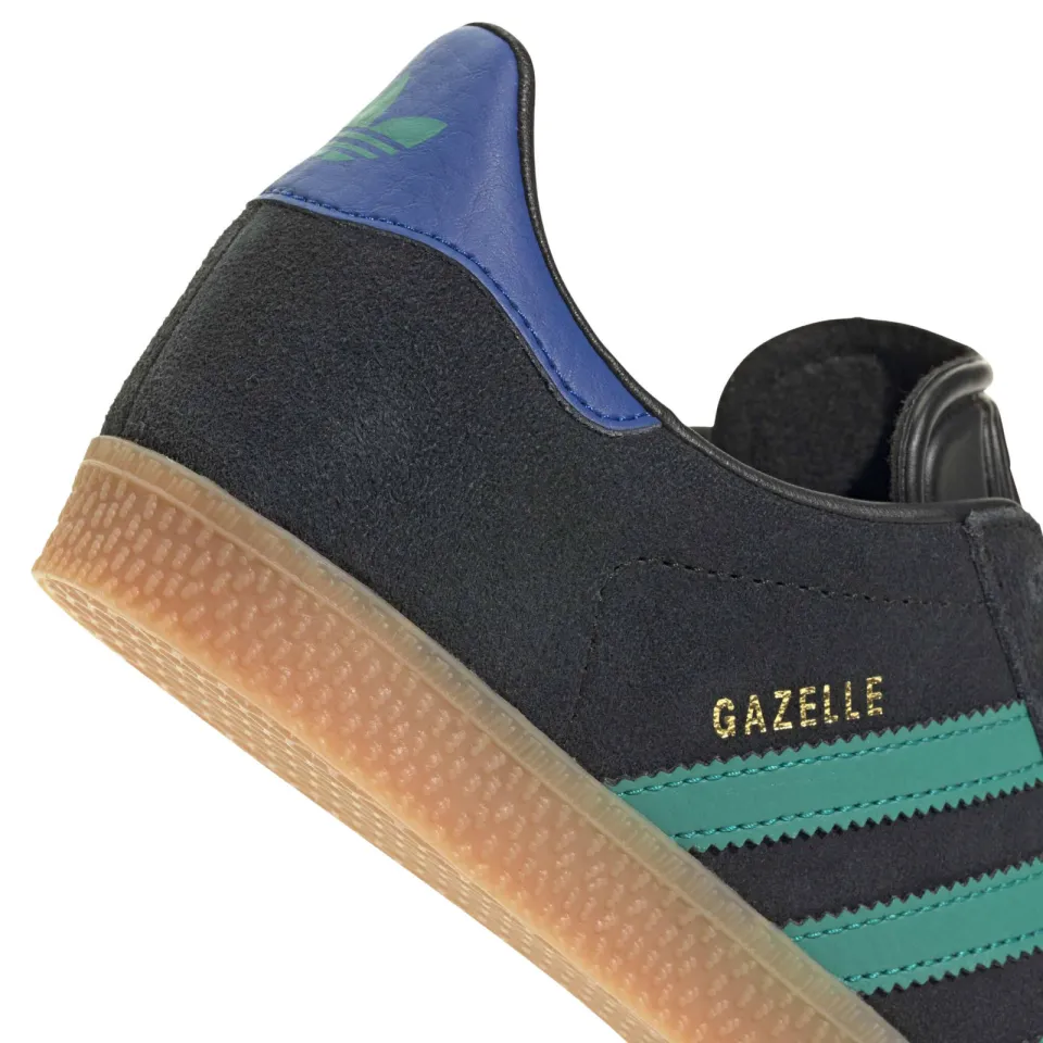 Adidas Originals Gazelle suède sneakers - zwart/groen, foto 6