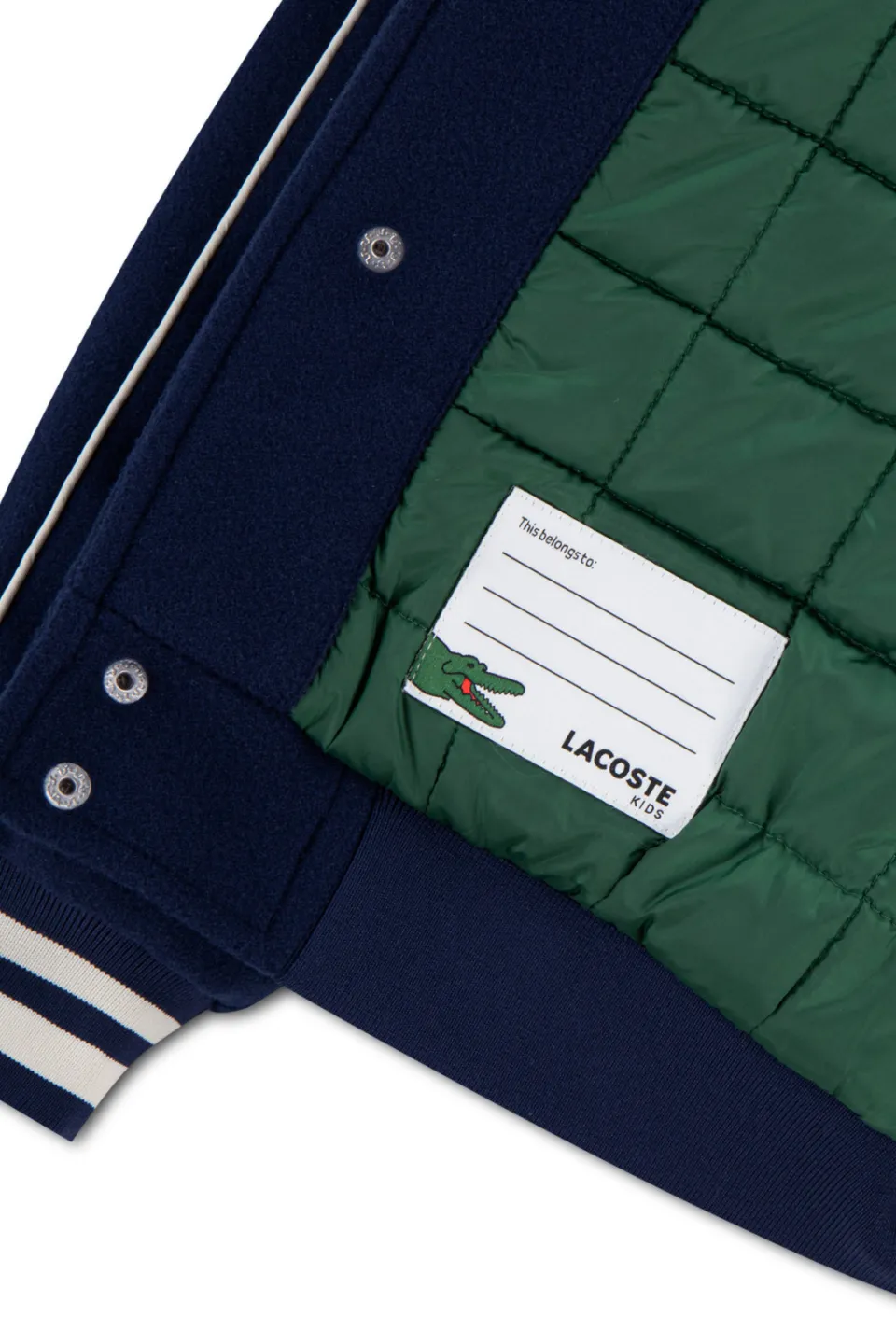 Lacoste baseballjack met logo donkerblauw, foto 6