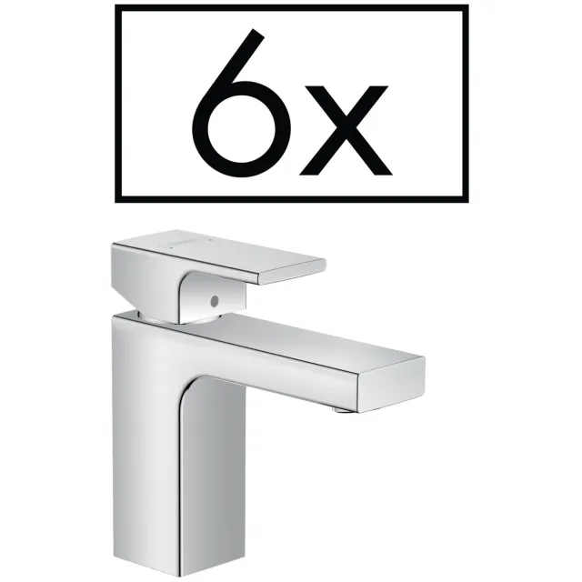 Hansgrohe Vernis Shape 100 eengreeps wastafelmengkraan chroom
