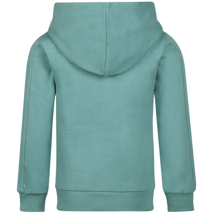 Koko Noko rechtvallende hoodie met tekst - groen, foto 3