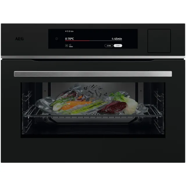 AEG TP9SK821T inbouw combi stoomoven zwart Matt Black