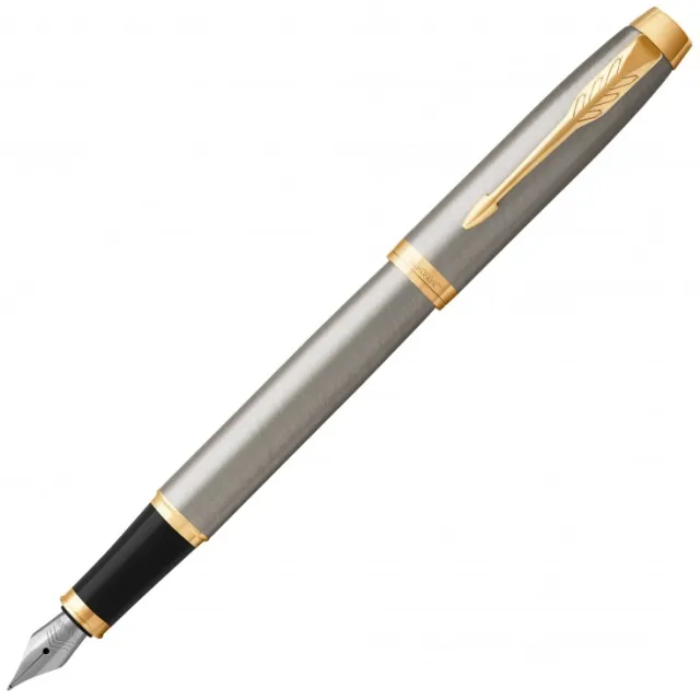 Parker Vulpen parker im brushed metal gt medium blauw