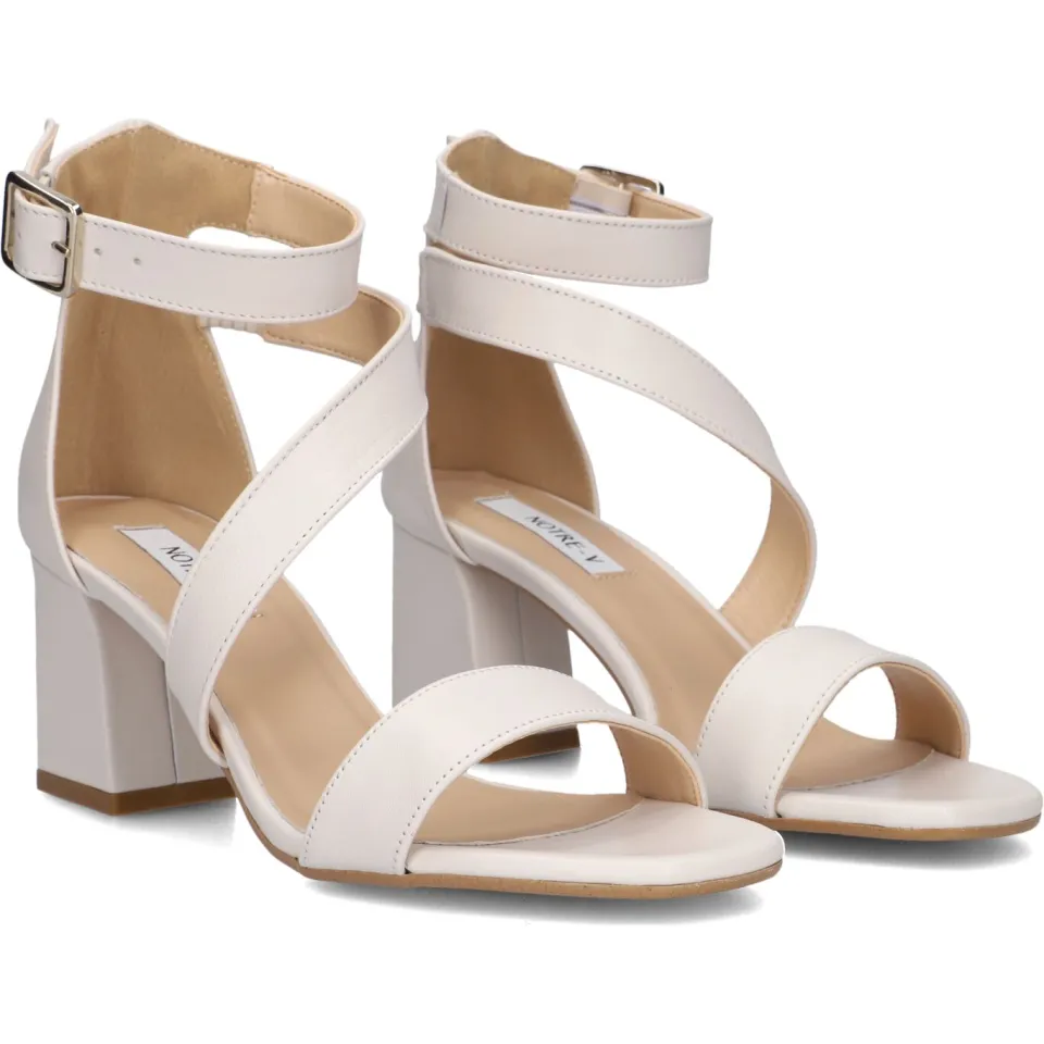 Notre-V Sandalen 19036 Wit, foto 3