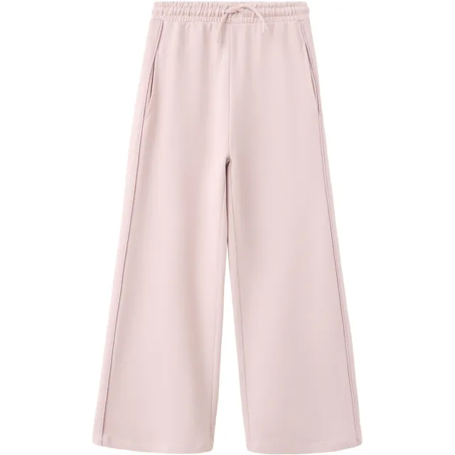 Mango wide leg joggingbroek roze