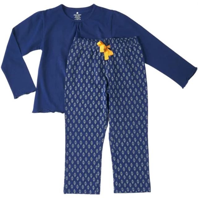 Little Label pyjama met all over print donkerblauw, foto 2