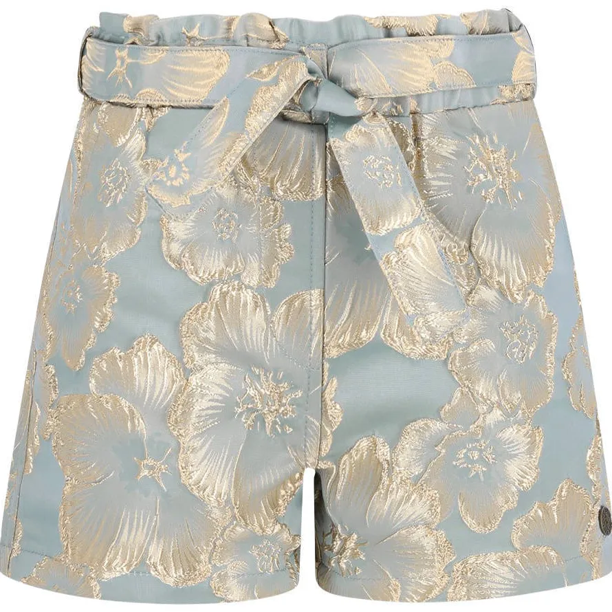 Like Flo Fendy Flo jacquard short lichtblauw lichtblauw/beige, foto 2