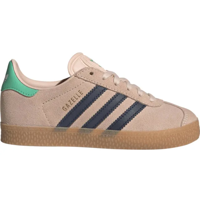 Adidas Originals Gazelle sneakers beige/donkerblauw