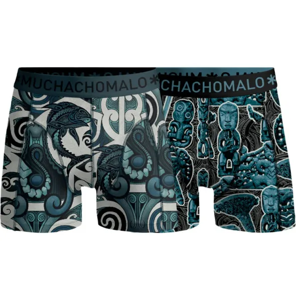 Muchachomalo Heren 2-pack Boxershorts Kirituhi Veelkleurig
