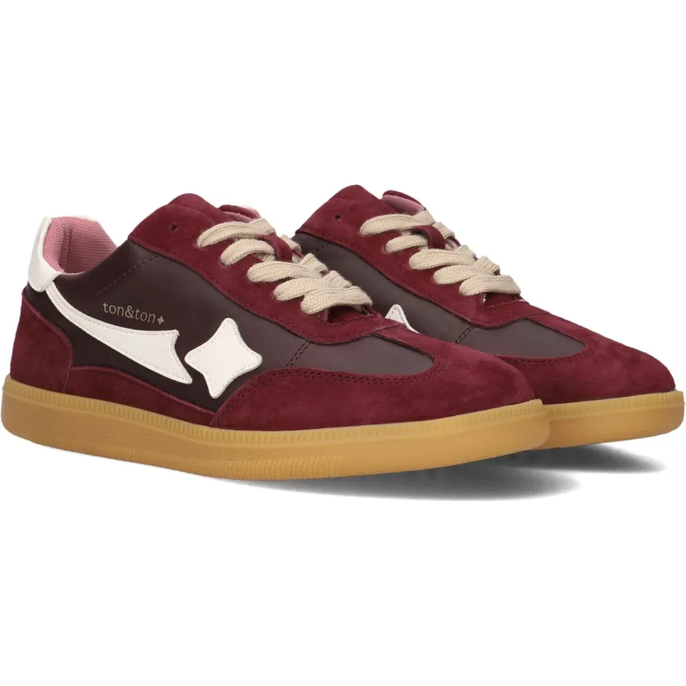 Ton & Ton Sneakers Vilde Bordeaux, foto 3