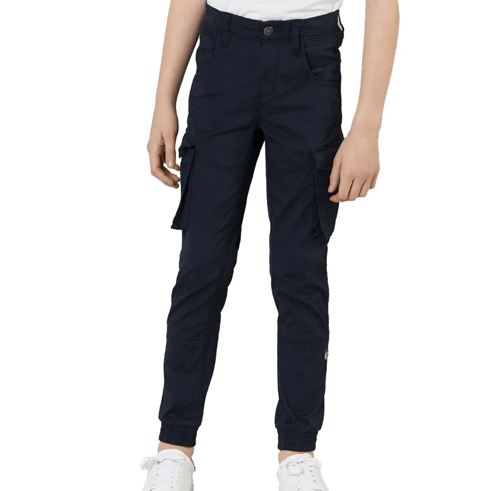 NAME IT Ryan cargobroek donkerblauw dark sapphire, foto 4