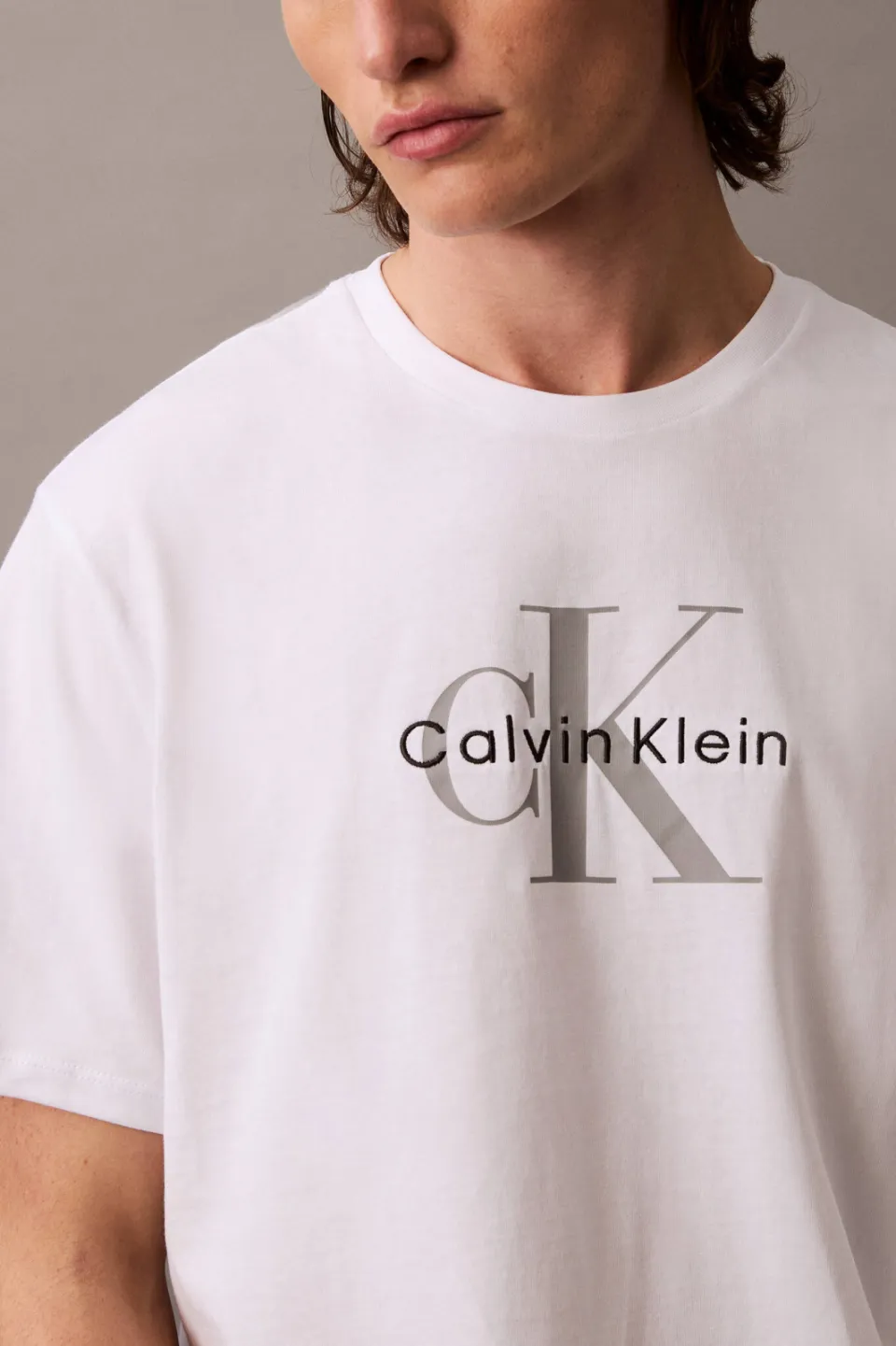Calvin Klein JEANS oversized T-shirt wit, foto 5