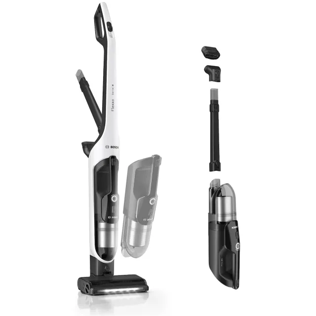 Bosch BHH4WM28 steelstofzuiger zonder zak wit