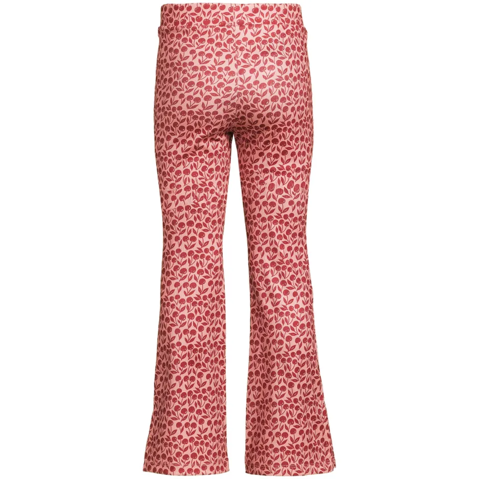 Orange Stars flared broek met print oudroze, foto 3