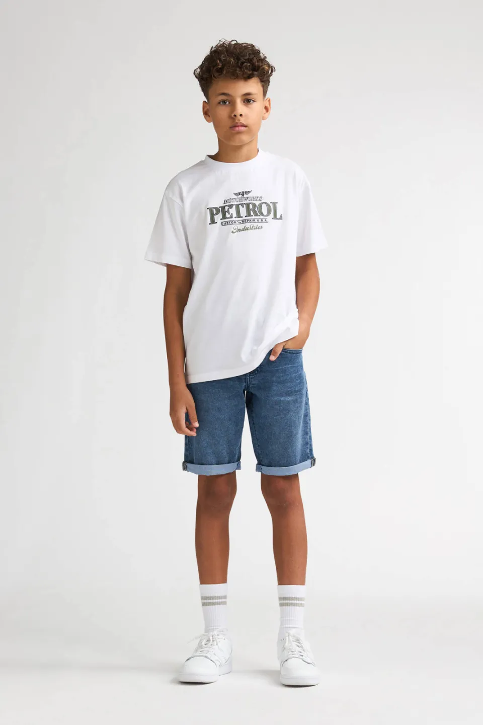 Petrol Industries t-shirt wit, foto 6