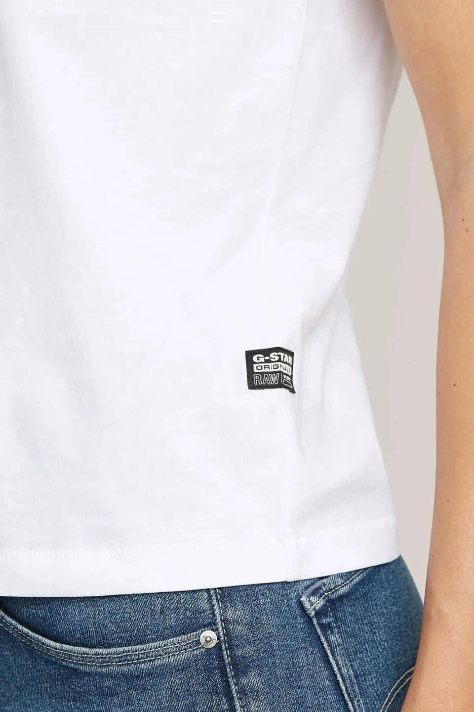 G-Star T-shirt wit, foto 6