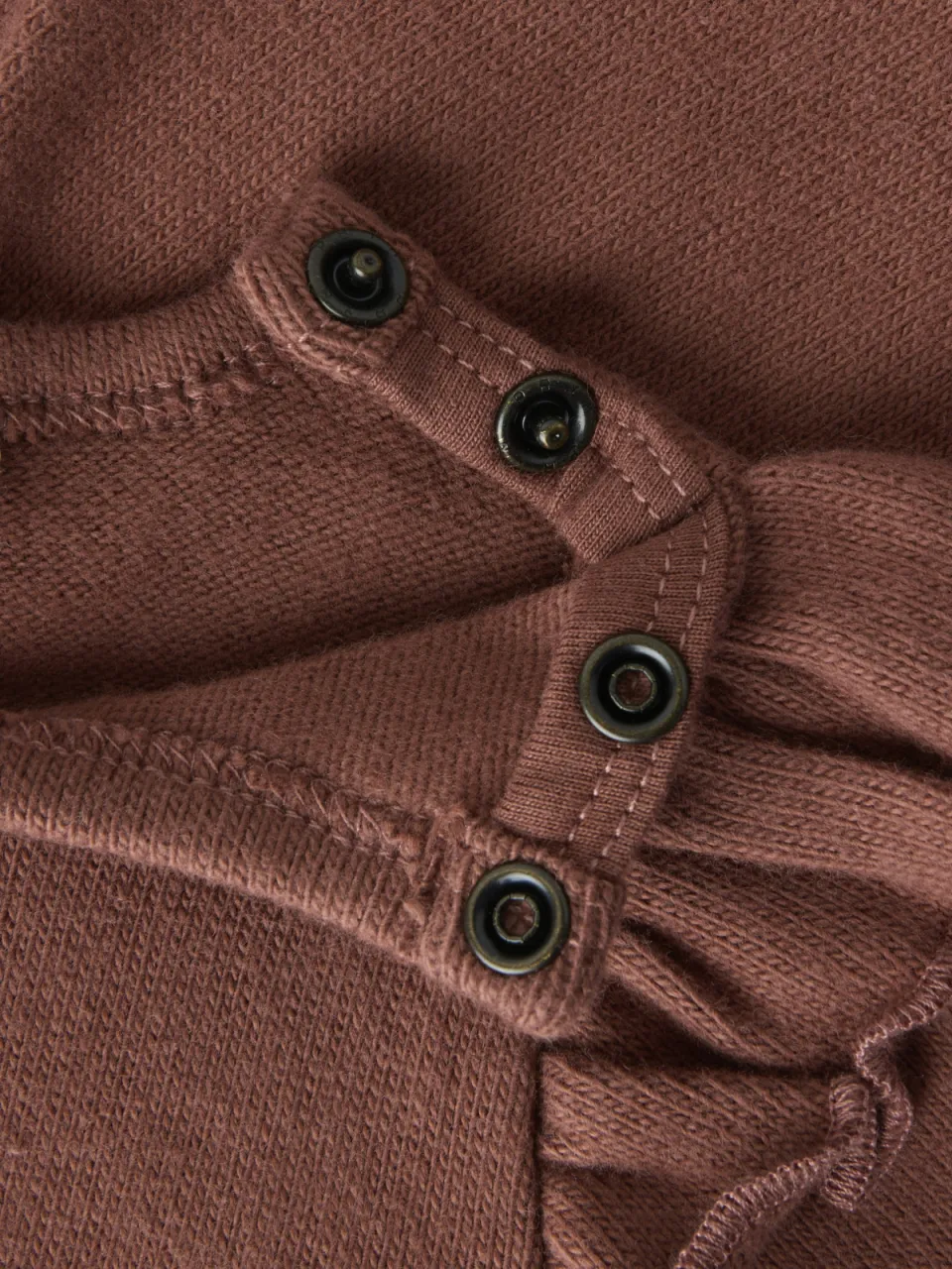 Lil' Atelier Baby korte jurk bruin, foto 3
