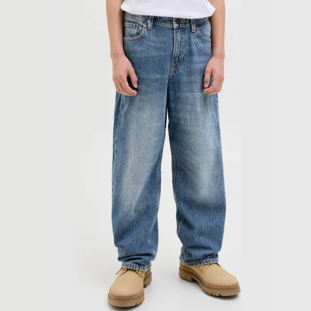 Jack & Jones JUNIOR baggy high waist baggy jeans medium blue denim, foto 3
