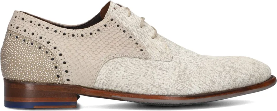 Floris Van Bommel De Stapper veterschoen beige