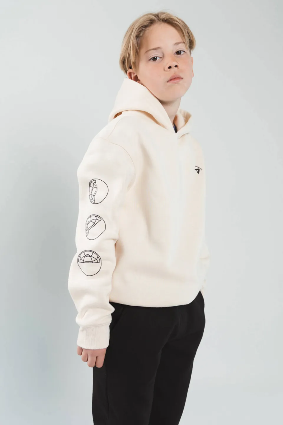 TYGO & vito NextGen sweater met backprint - lichtgrijs, foto 7