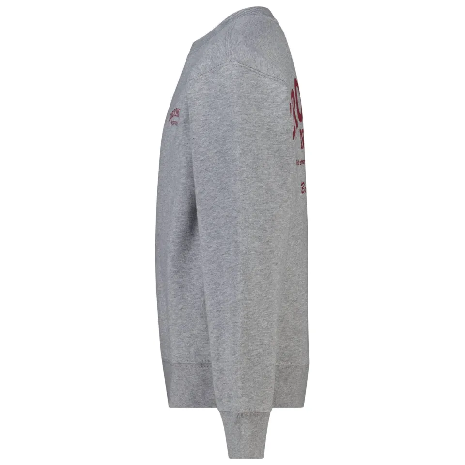 America Today sweater met backprint - grijs, foto 4